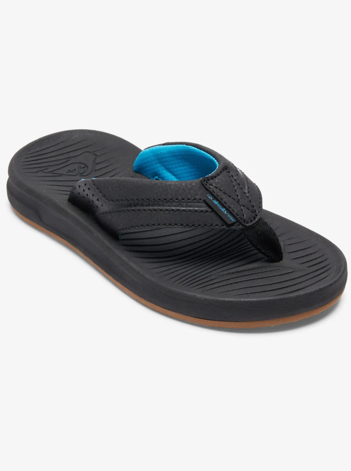 Quiksilver Sandals>Boys 8-16 Oasis Sandals - BLACK/BLACK/BROWN