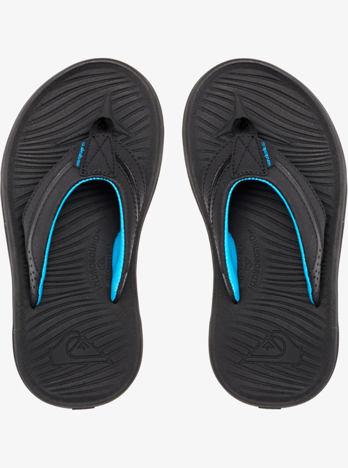 Quiksilver Sandals>Boys 8-16 Oasis Sandals - BLACK/BLACK/BROWN