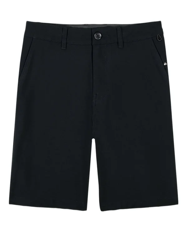 Quiksilver Shorts & Amphibians | Boys Gifts>Boys 8-16 Ocean Union 19" Amphibian Hybrid Shorts Black