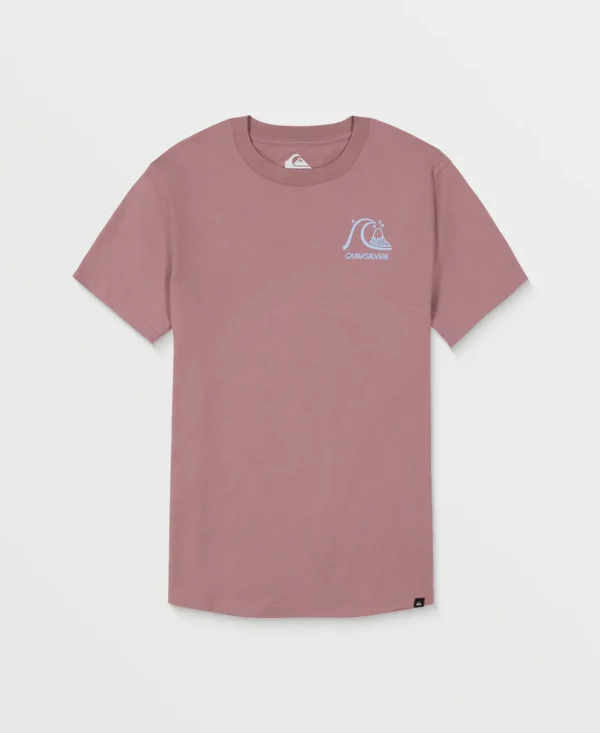 Quiksilver Tees>Boys 8-16 Omni Checked T-Shirt GrapeShake