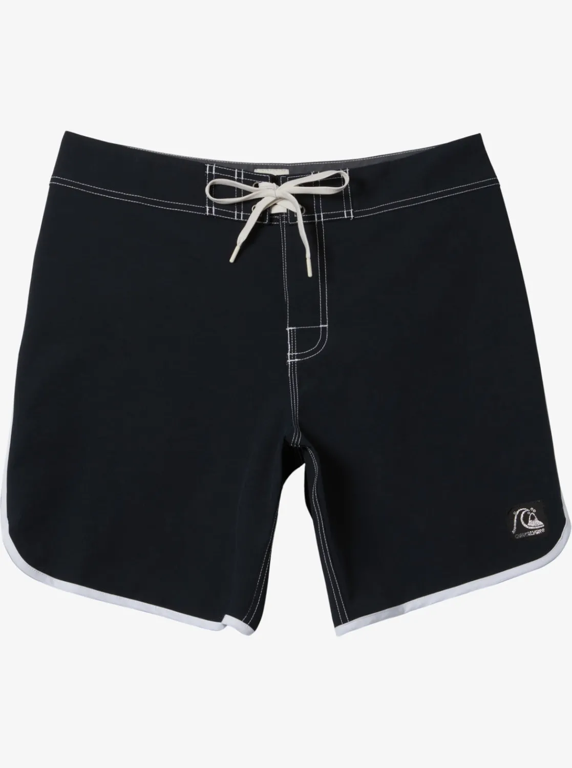 Quiksilver Boardshorts>Boys 8-16 Original Scallop 17" Boardshorts BLACK