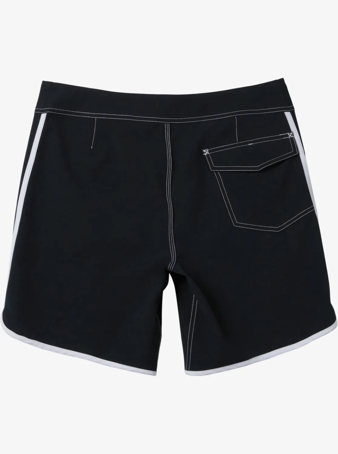 Quiksilver Boardshorts>Boys 8-16 Original Scallop 17" Boardshorts BLACK