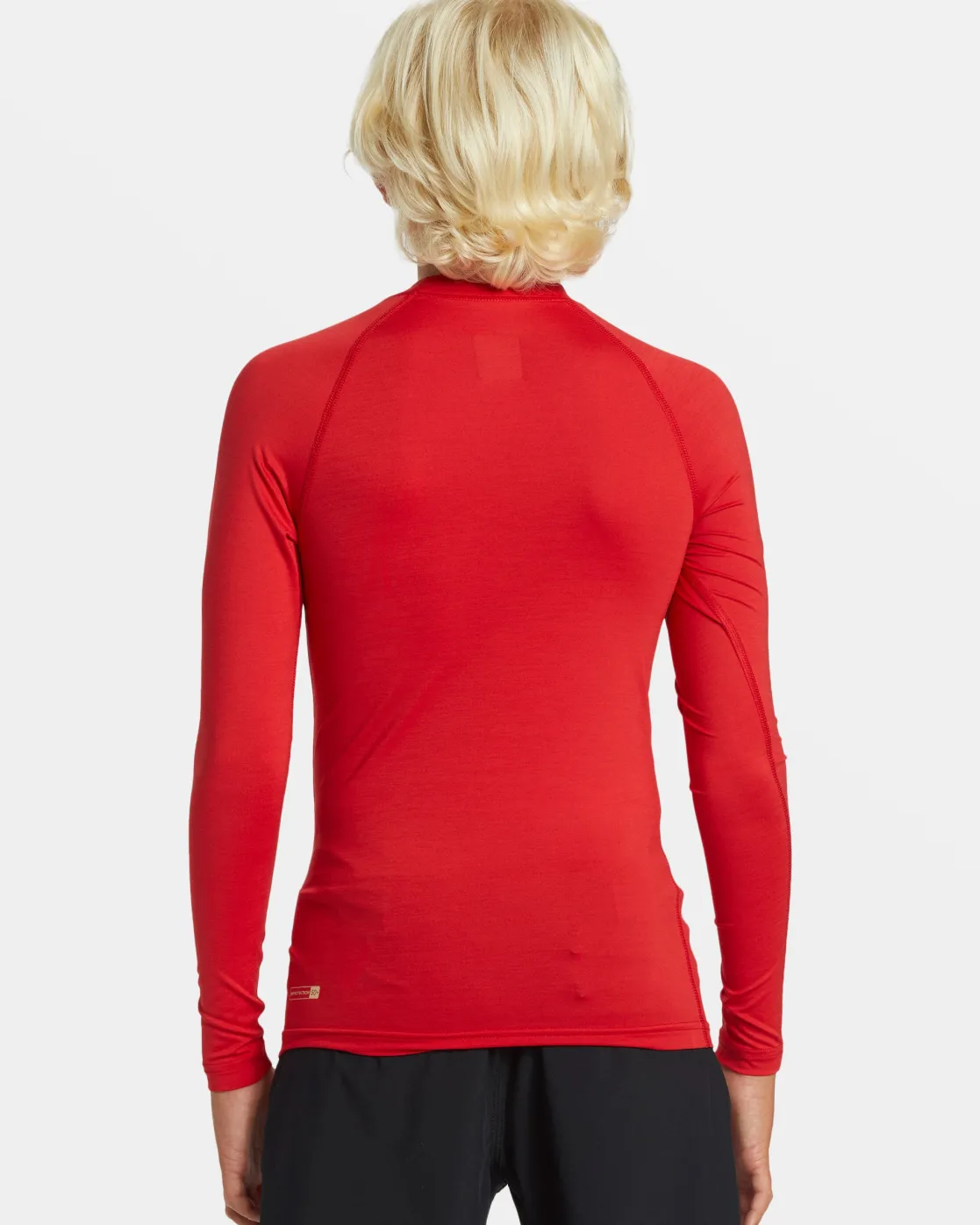 Quiksilver Rashguards>Boys 8-16 Petroglyph Long Sleeve Rashguard SALSA