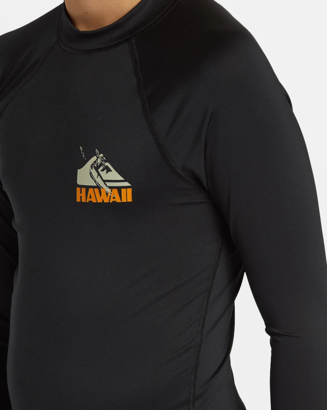 Quiksilver Rashguards>Boys 8-16 Petroglyph Long Sleeve Rashguard BLACK