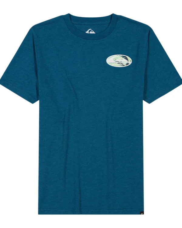Quiksilver Tees>Boys 8-16 Retro Link T-Shirt InkBlueHeather