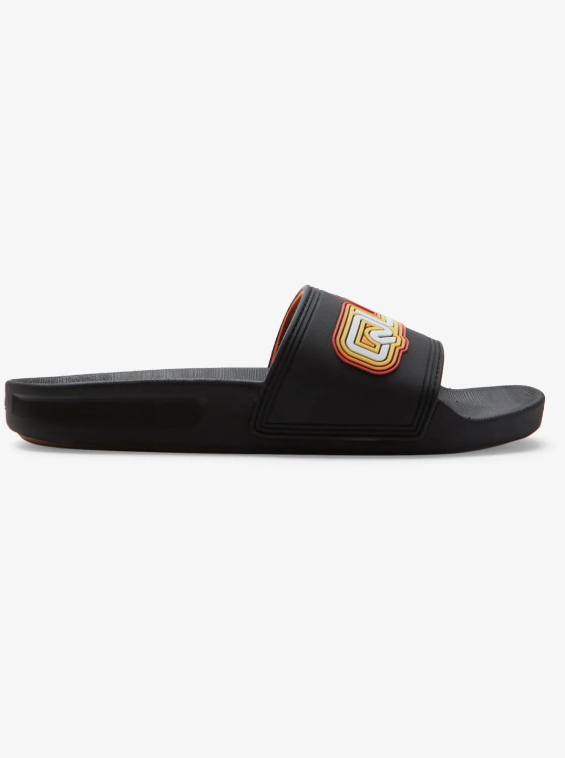 Quiksilver Sandals>Boys 8-16 Rivi Wordmark Slide II Sandals BLACK2