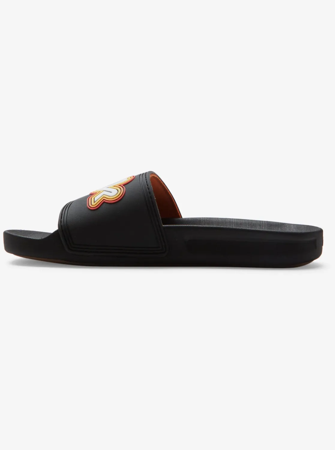 Quiksilver Sandals>Boys 8-16 Rivi Wordmark Slide II Sandals BLACK2