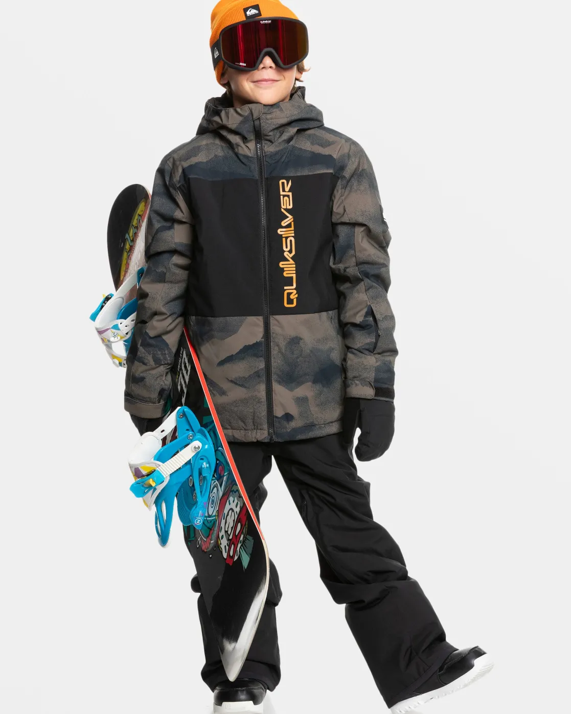 Quiksilver Snow Jackets>Boys 8-16 Side Hit Snow Jacket MOUNTAINSPRAYCANTEEN