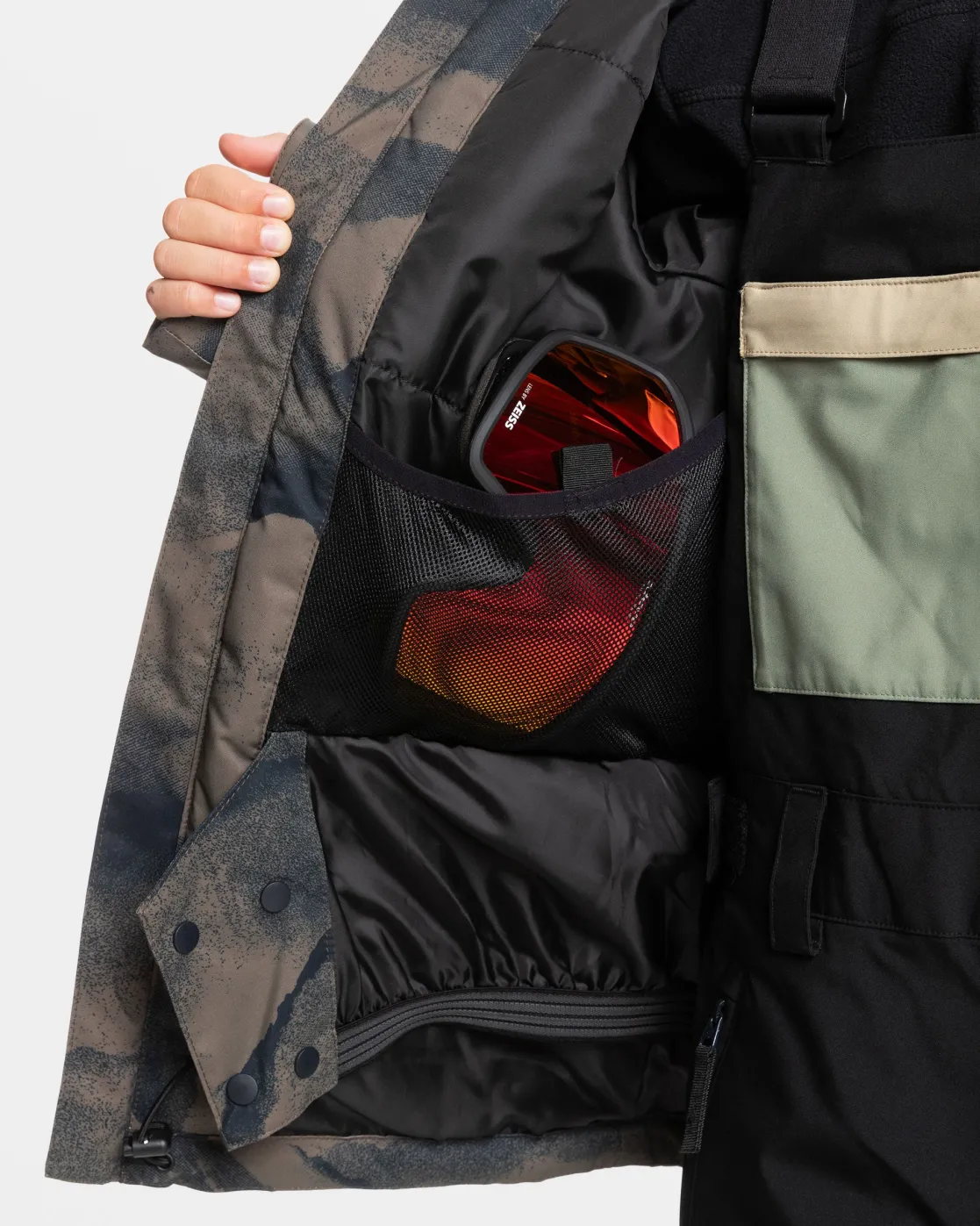 Quiksilver Snow Jackets>Boys 8-16 Side Hit Snow Jacket MOUNTAINSPRAYCANTEEN