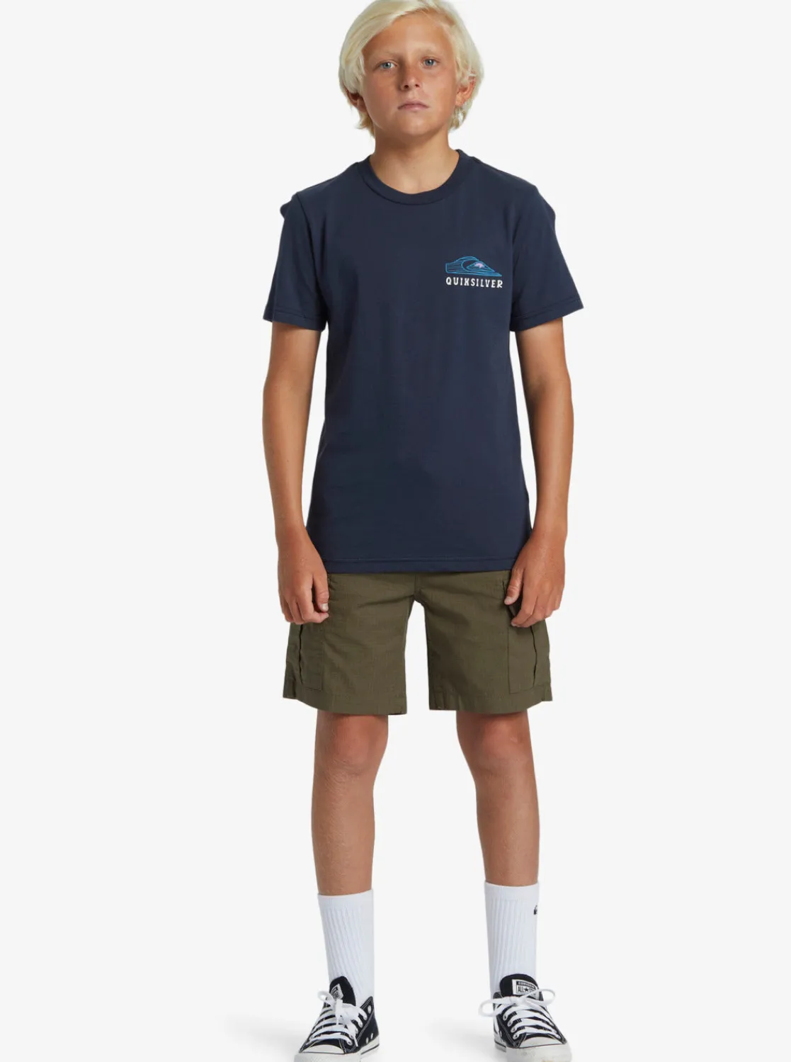 Quiksilver Tees>Boys 8-16 Snake Charmer T-Shirt DARKNAVY