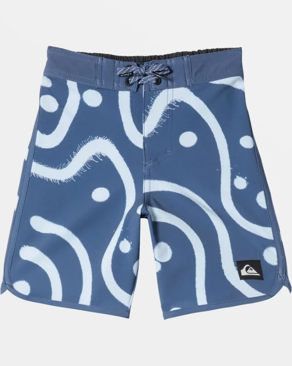 Quiksilver Boardshorts | Boys Gifts>Boys 2-7 Surfsilk Scallop 13" Boardshorts VINTAGEINDIGO