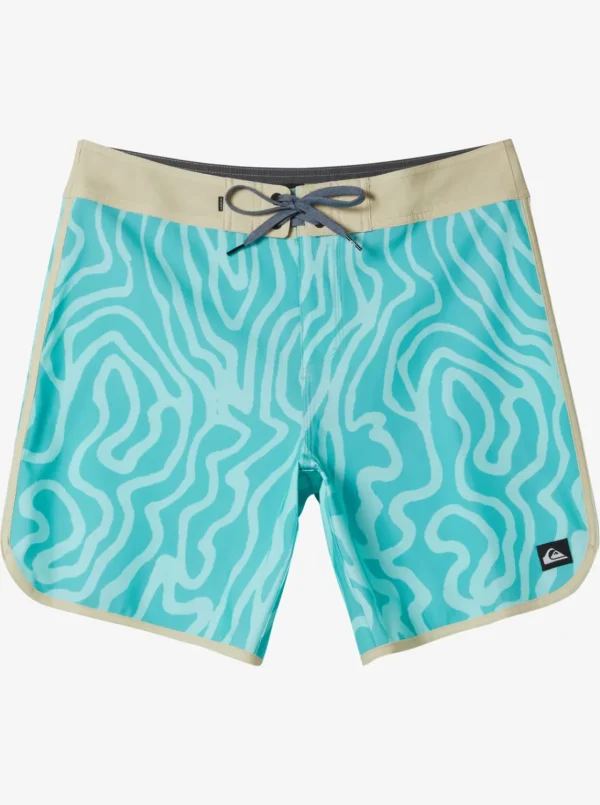 Quiksilver Boardshorts>Boys 8-16 Surfsilk Scallop 17" Boardshorts LIMPETSHELL