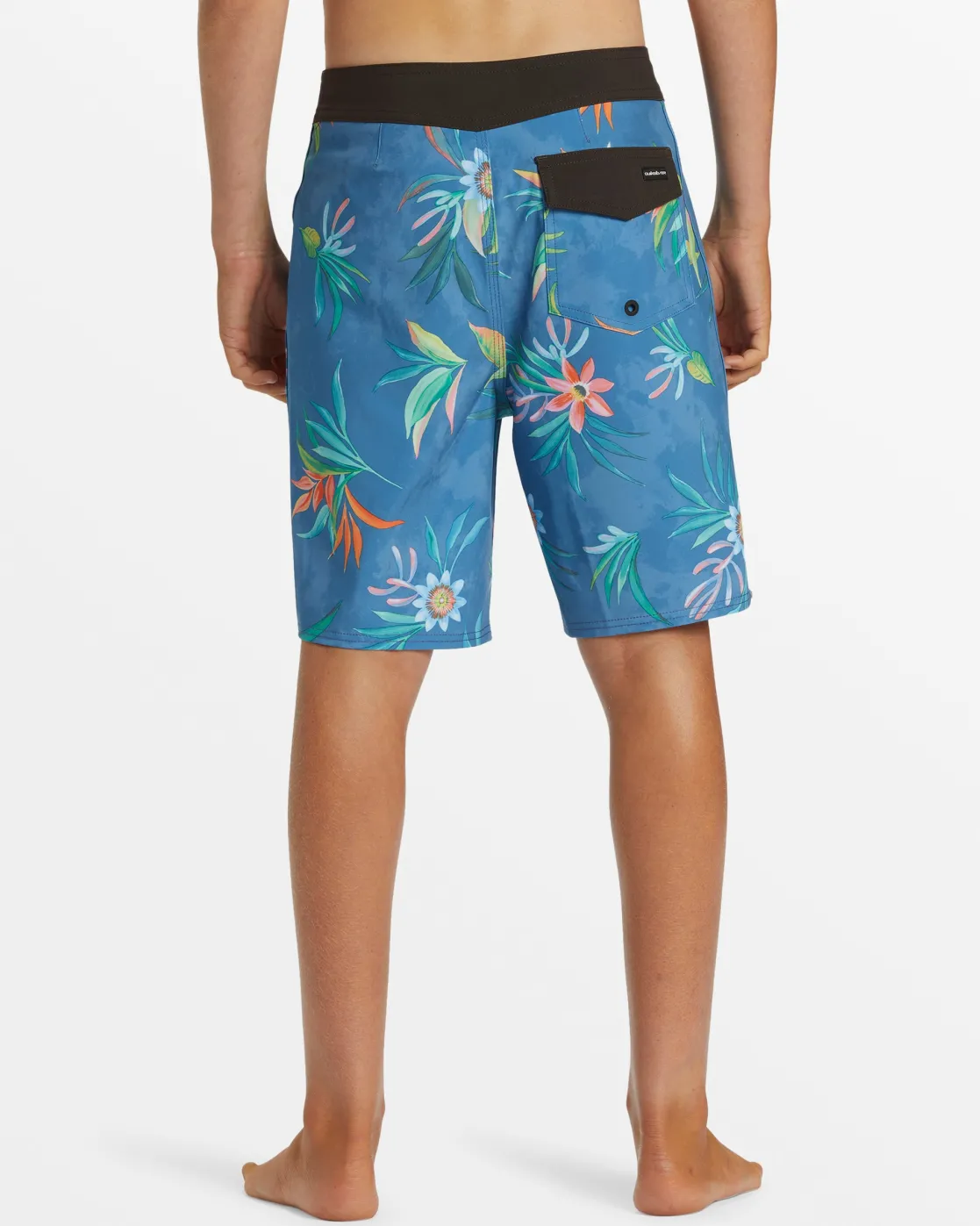 Quiksilver Boardshorts>Boys 8-16 Surfsilk Straight Leg 17" Boardshorts - STARSAPPHIRE