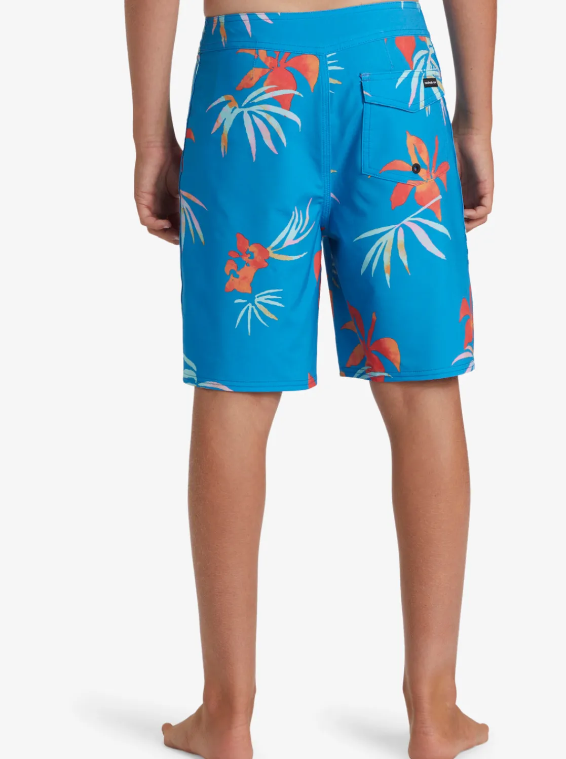 Quiksilver Boardshorts>Boys 8-16 Surfsilk Straight Leg 17" Boardshorts SWEDISHBLUE