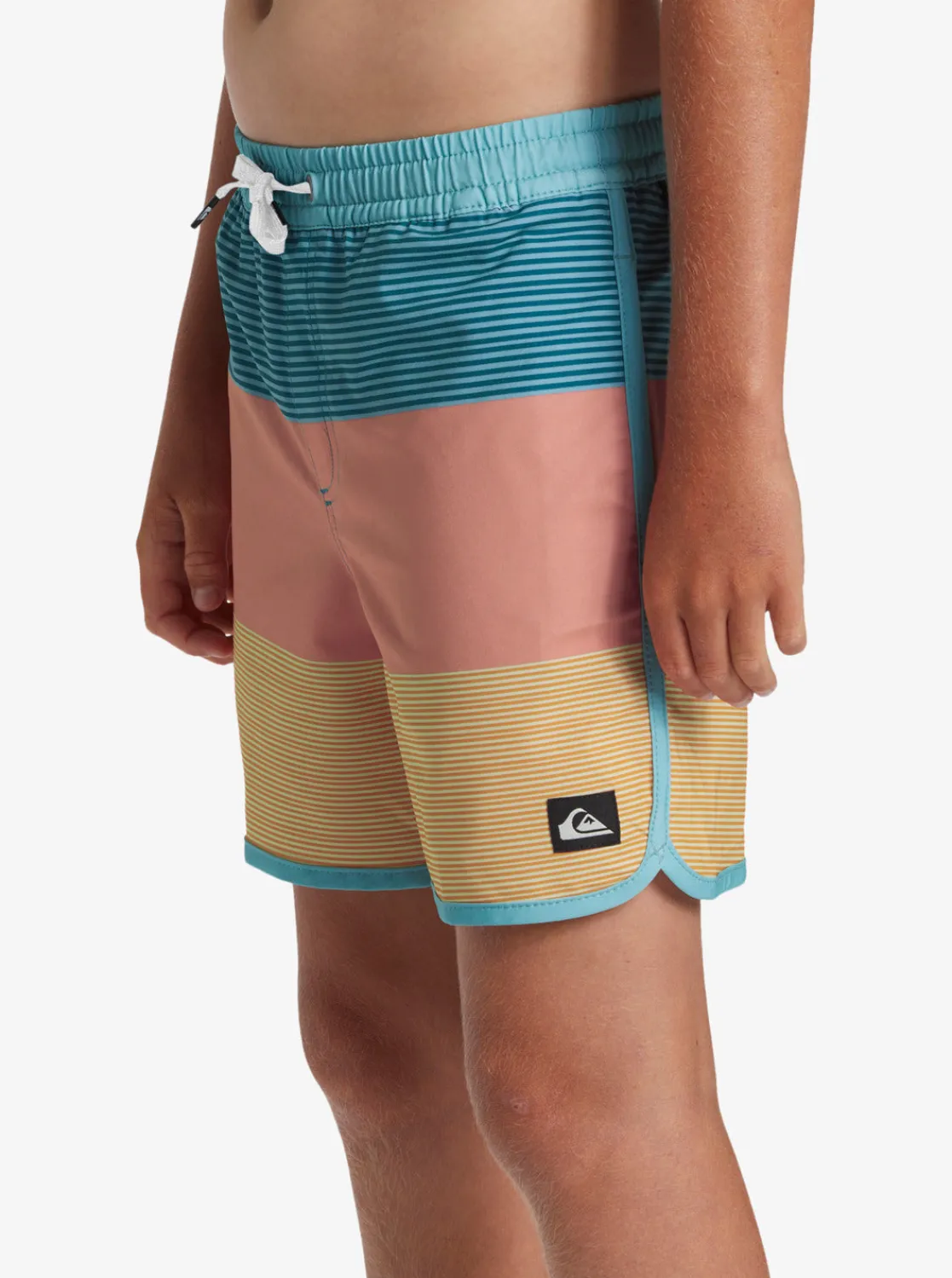 Quiksilver Boardshorts>Boys 8-16 Surfsilk Tijuana 14" Swim Trunks CANYONCLAY