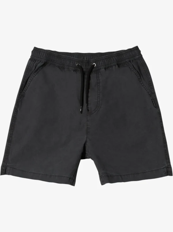 Quiksilver Shorts & Amphibians>Boys 2-7 Taxer Elastic Waist Shorts BLACK