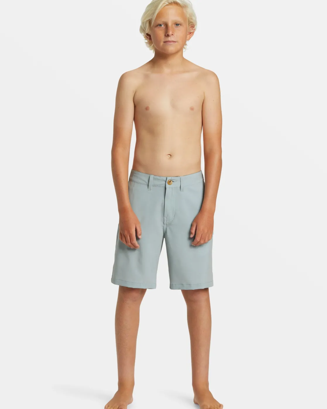 Quiksilver Shorts & Amphibians>Boys 8-16 Union Amphibian 17" Hybrid Shorts QUARRY