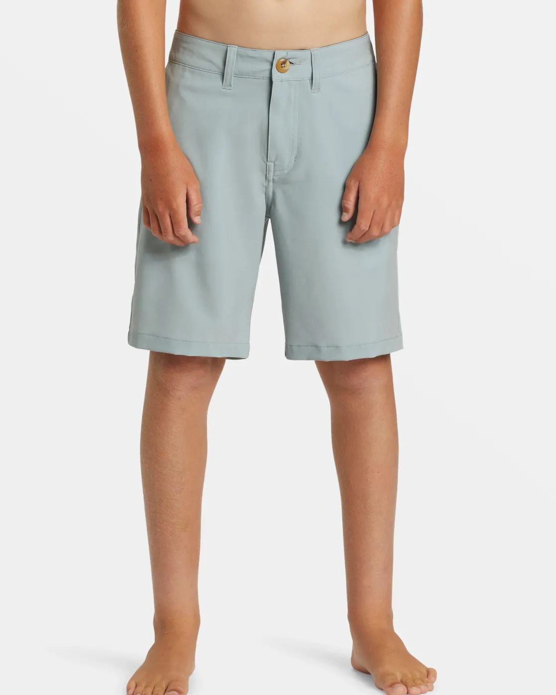 Quiksilver Shorts & Amphibians>Boys 8-16 Union Amphibian 17" Hybrid Shorts QUARRY
