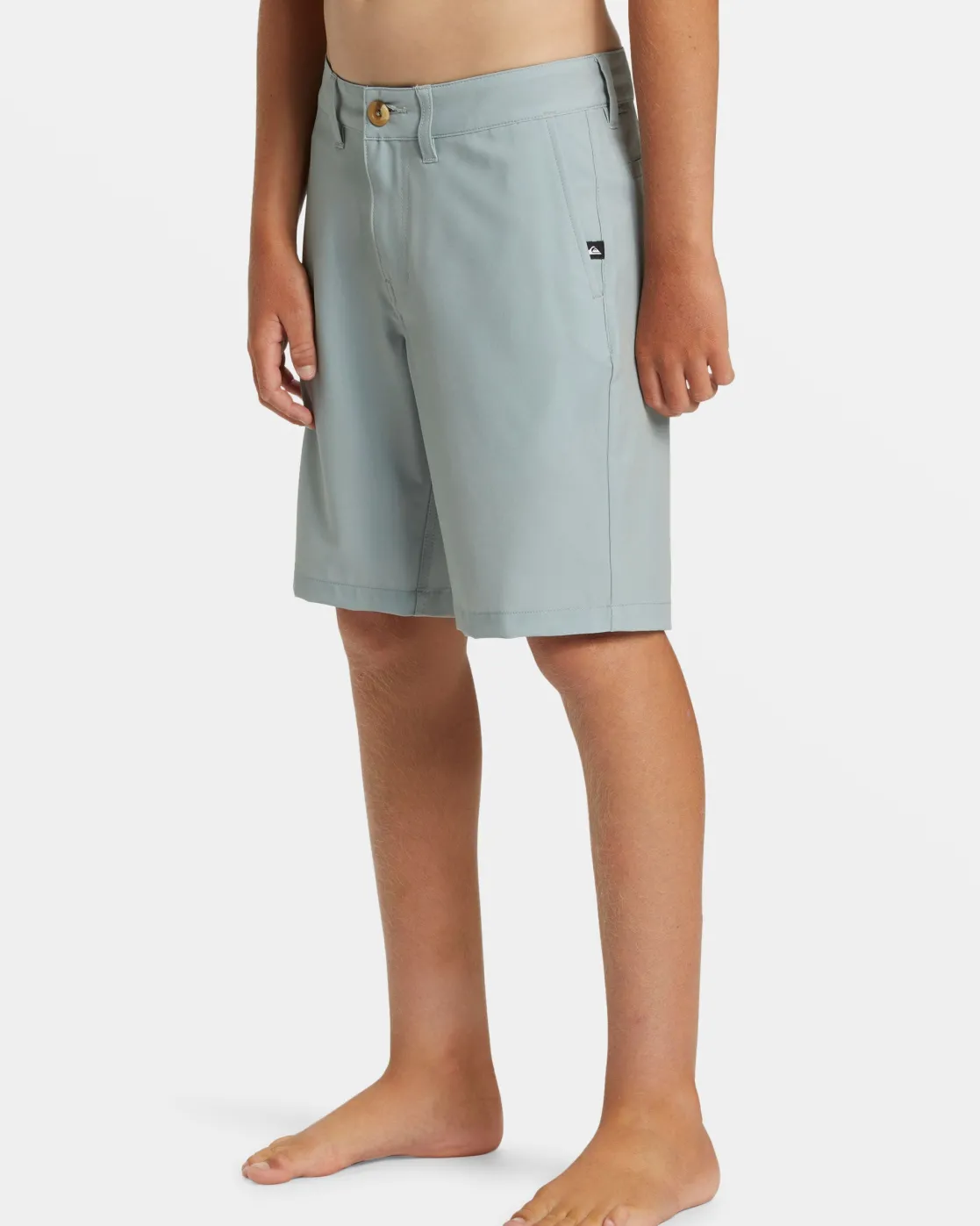 Quiksilver Shorts & Amphibians>Boys 8-16 Union Amphibian 17" Hybrid Shorts QUARRY