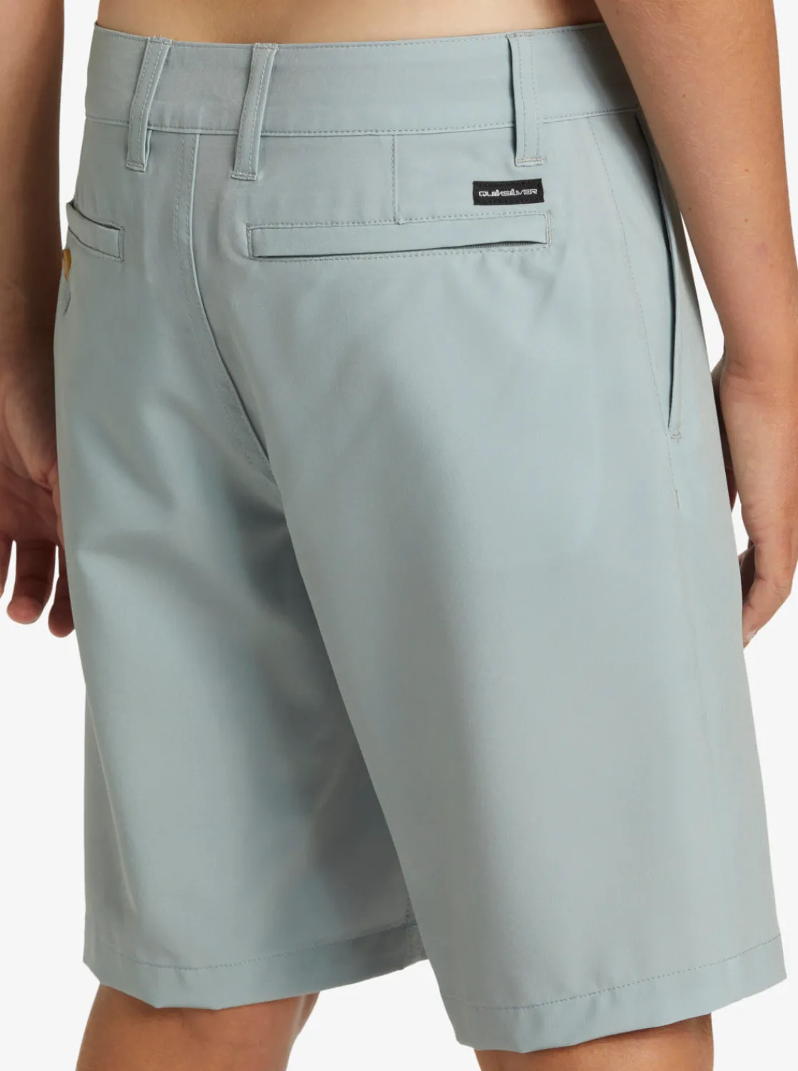 Quiksilver Shorts & Amphibians>Boys 8-16 Union Amphibian 17" Hybrid Shorts QUARRY