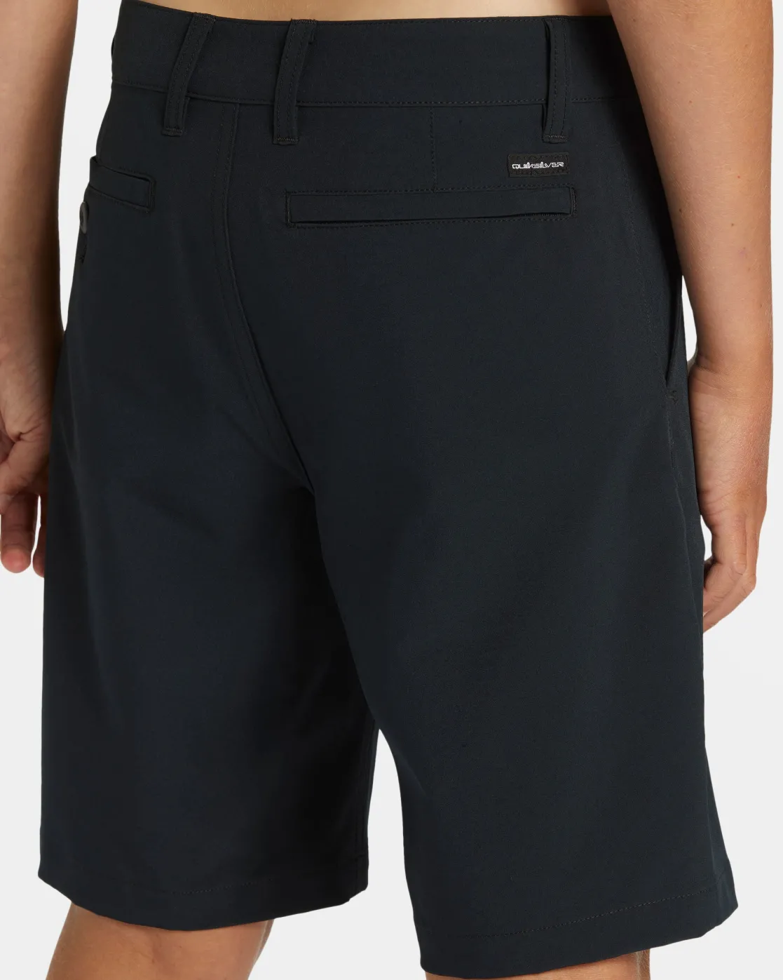 Quiksilver Shorts & Amphibians>Boys 8-16 Union Amphibian 17" Hybrid Shorts BLACK