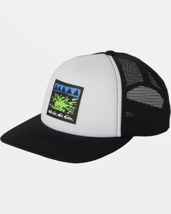 Quiksilver Hats & Beanies | Boys Gifts>Boys 8-16 Vermin Pack Trucker Hat WHITE