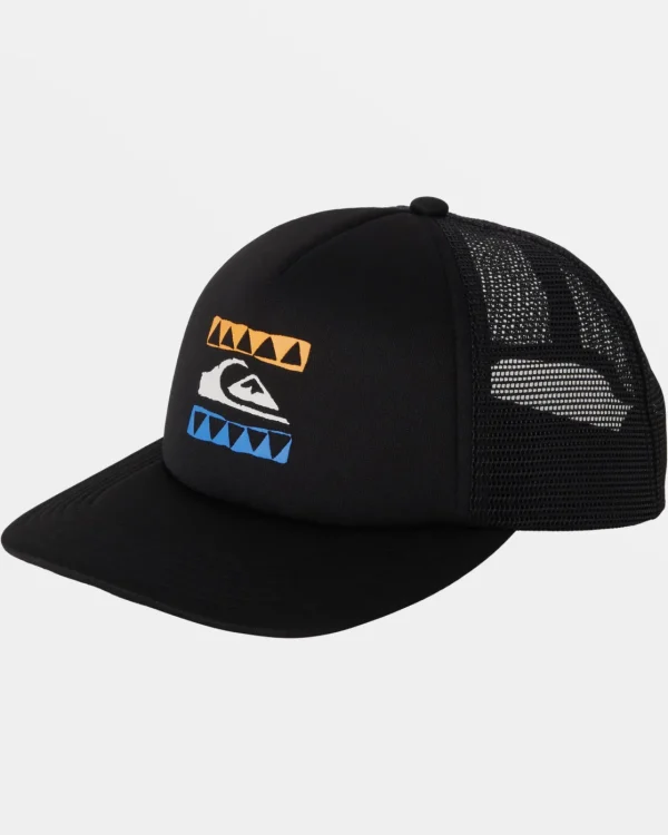 Quiksilver Hats & Beanies | Boys Gifts>Boys 8-16 Vermin Pack Trucker Hat BLACK
