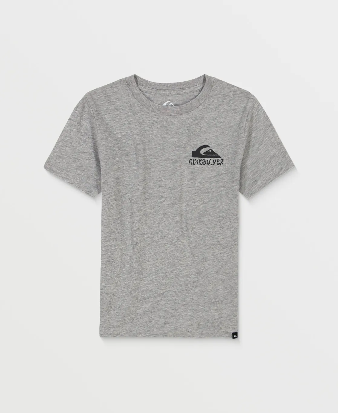 Quiksilver Shirts & Polos>Boys Shark Mouth Short Sleeve Shirt GreyHeather