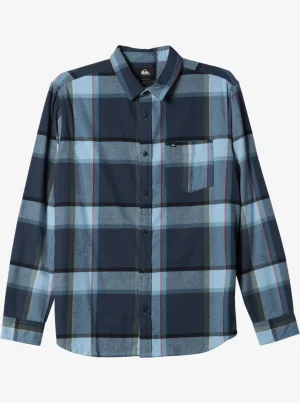 Quiksilver Shirts & Polos>Brooking Stingraylong Sleeve Top MIDNIGHTNAVYBROOKSFLANNEL