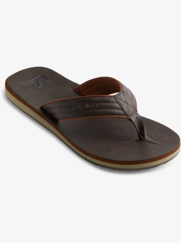 Quiksilver Sandals>Carver Nubuck Sandals DEMITASSE-SOLID