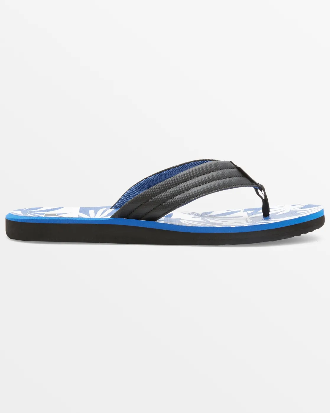 Quiksilver Sandals>Carver Print Sandals BLACK/BLUE/WHITE