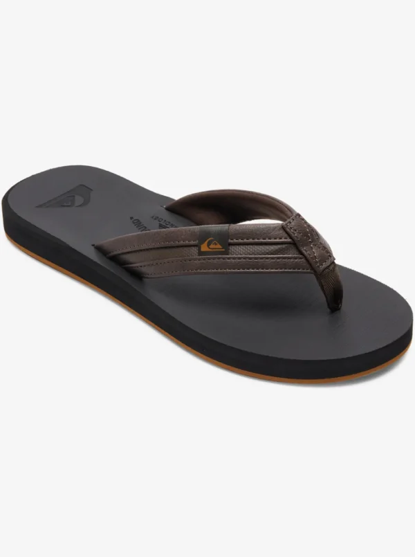 Quiksilver Sandals>Carver Squish Sandals BROWN/BLACK/BROWN