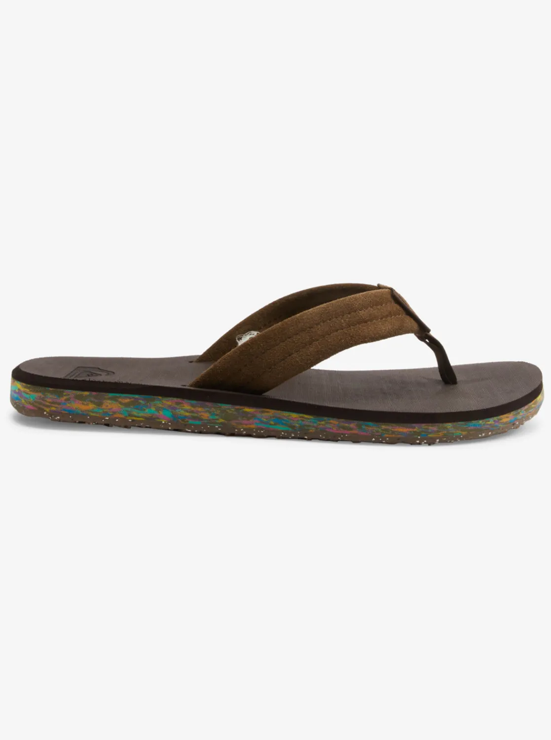Quiksilver Sandals>Carver Suede Recycled Sandals BROWN2