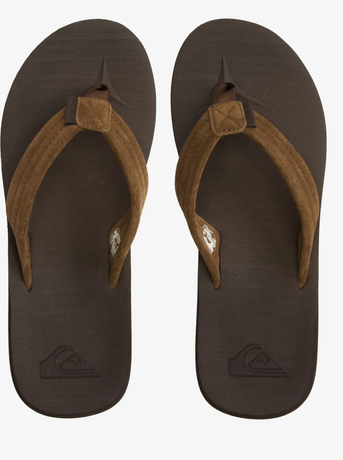 Quiksilver Sandals>Carver Suede Recycled Sandals BROWN2