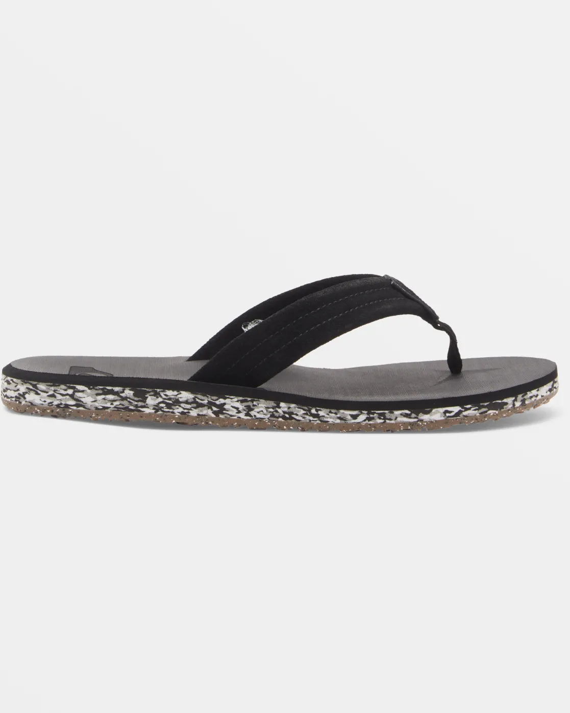 Quiksilver Sandals>Carver Suede Recycled Sandals BLACK1
