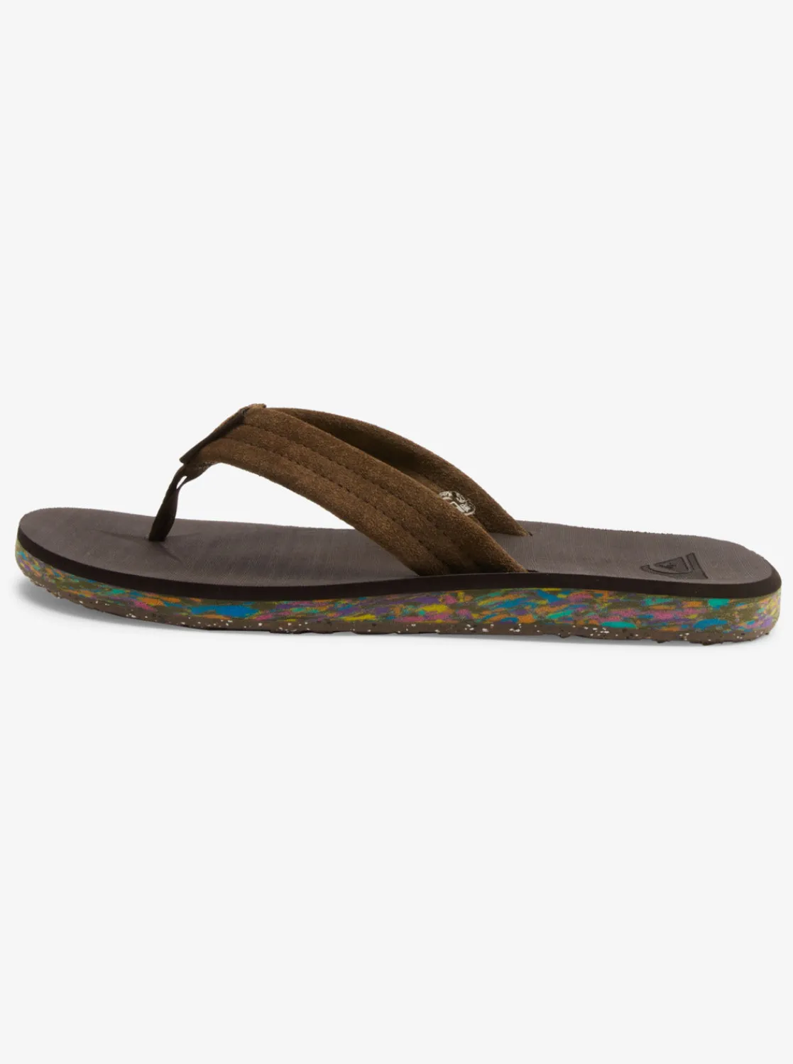 Quiksilver Sandals>Carver Suede Recycled Sandals BROWN2