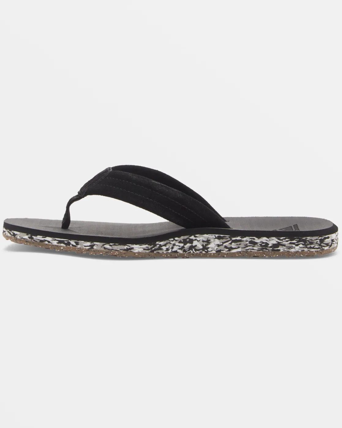 Quiksilver Sandals>Carver Suede Recycled Sandals BLACK1