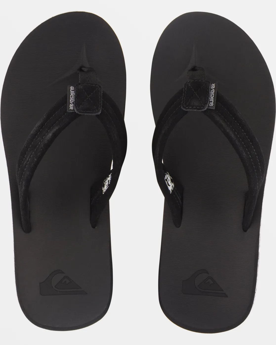 Quiksilver Sandals>Carver Suede Recycled Sandals BLACK1