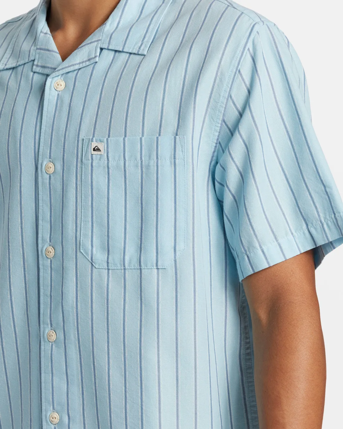 Quiksilver Shirts & Polos>Casa Casual Short Sleeve Shirt AIRYBLUECASASS