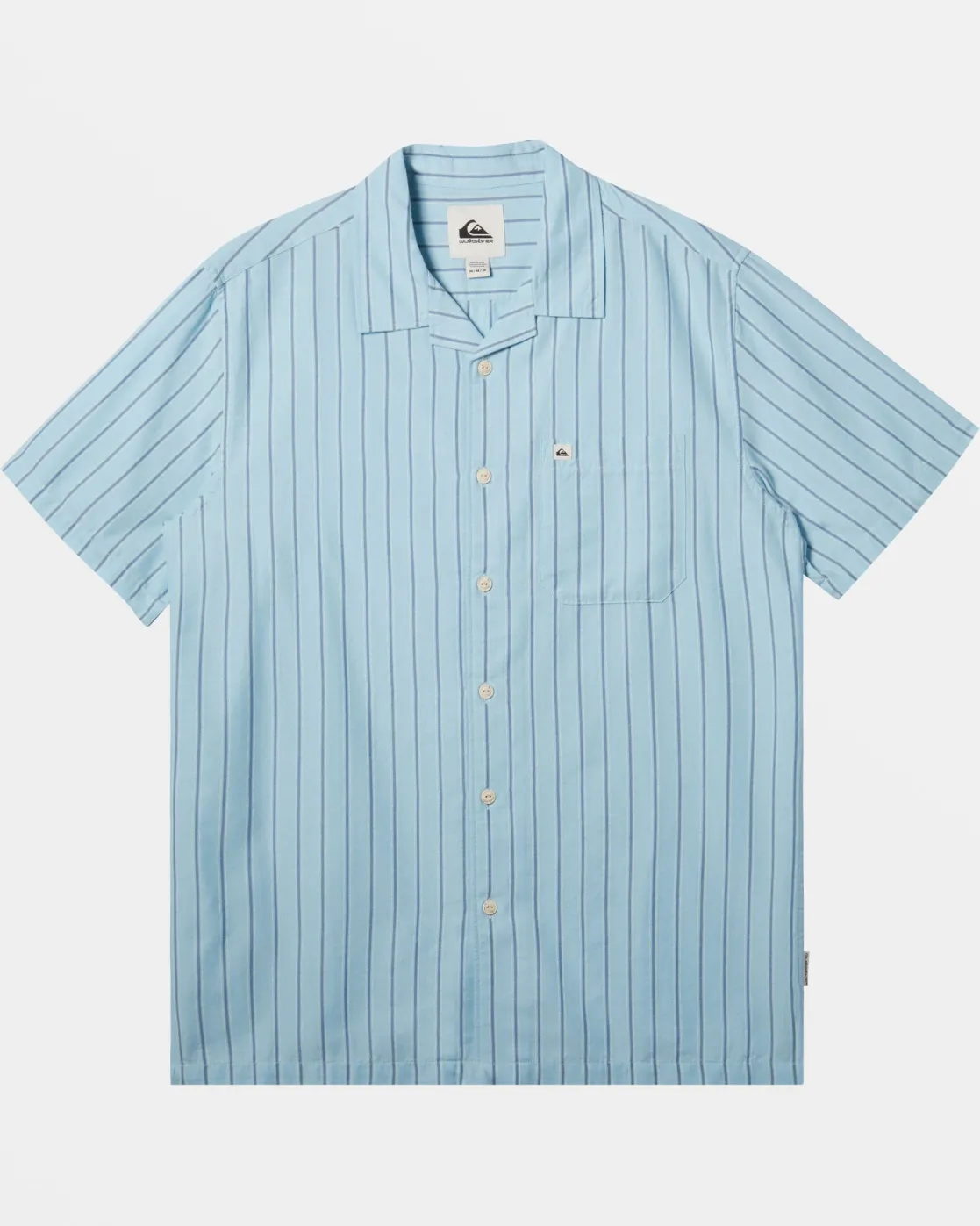 Quiksilver Shirts & Polos>Casa Casual Short Sleeve Shirt AIRYBLUECASASS