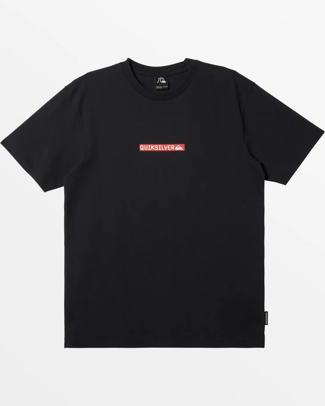 Quiksilver Tees>Clicker Logo DNA T-Shirt - BLACK