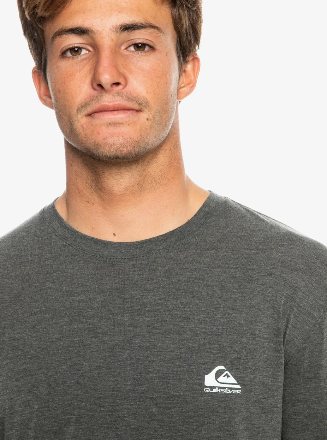 Quiksilver Accessories | Snow Midlayers>Coastal Run Long Sleeve T-Shirt BLACKHEATHER