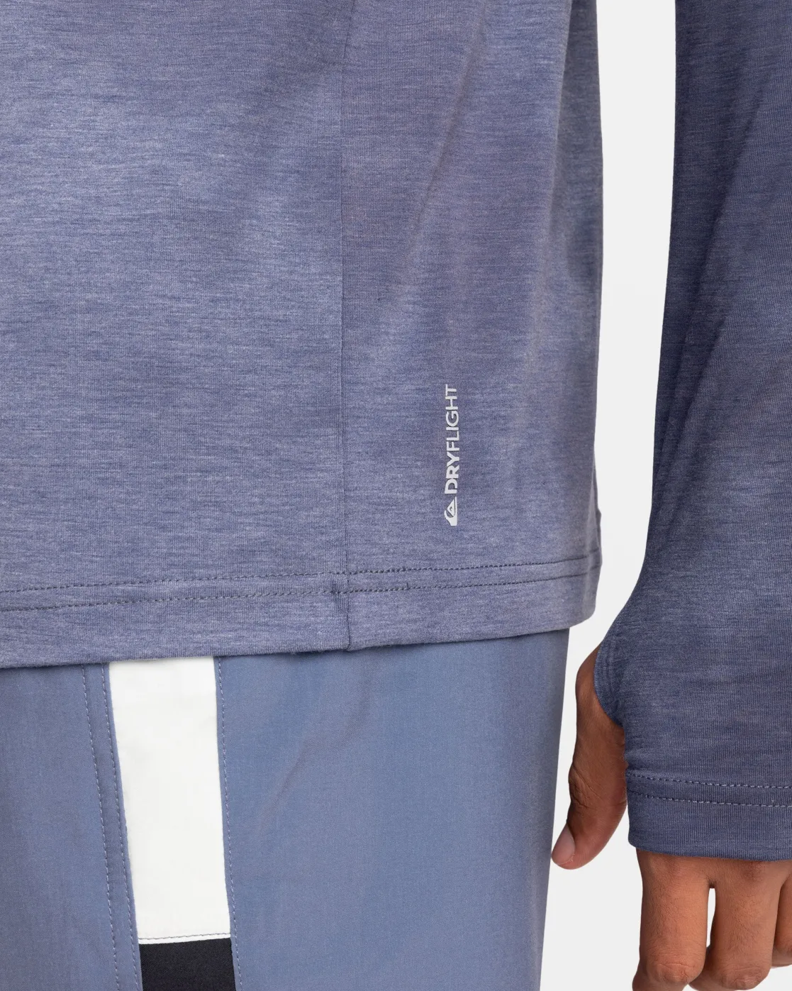 Quiksilver Accessories | Snow Midlayers>Coastal Run Long Sleeve T-Shirt COASTRUNLSVINTAGEINDIGO