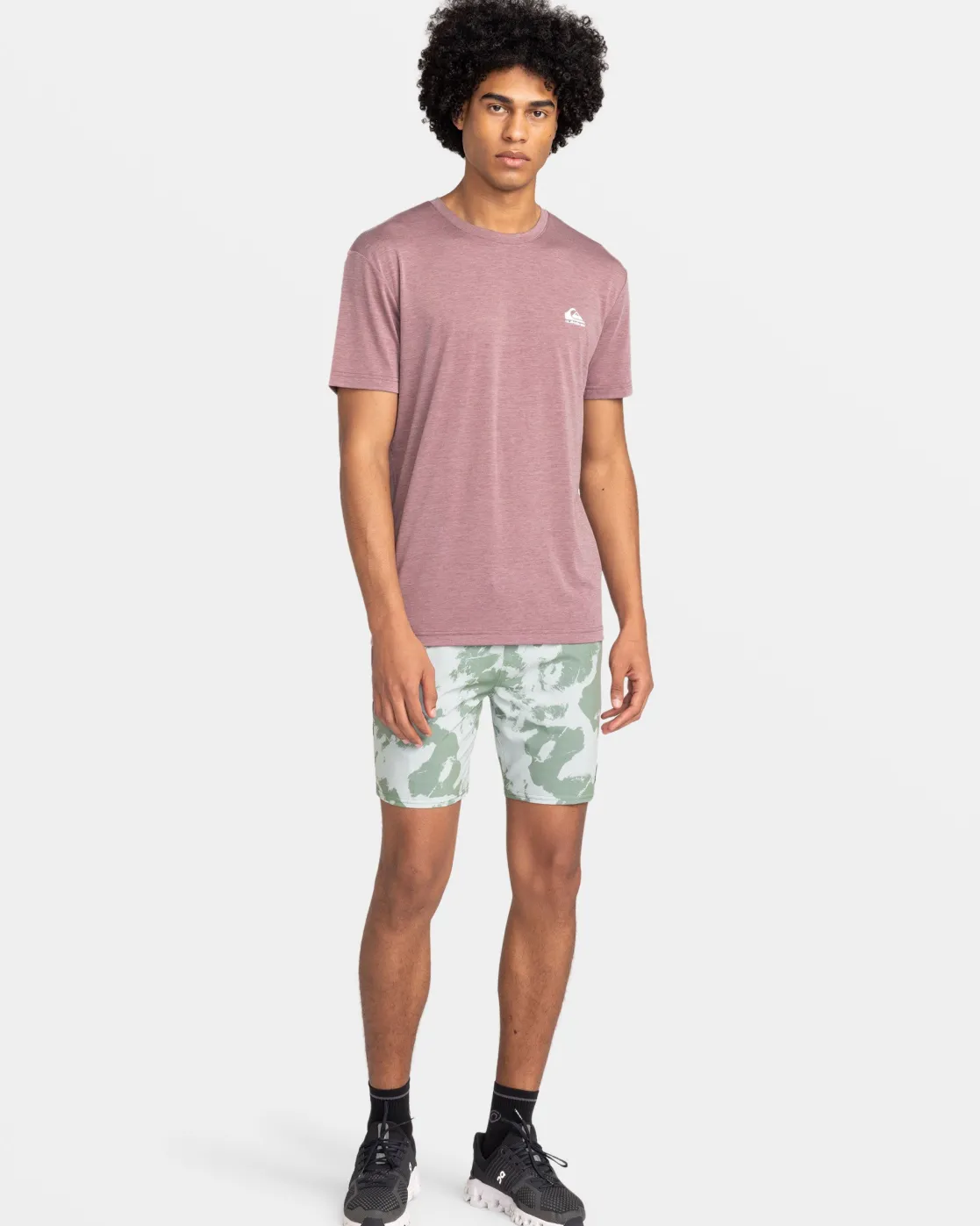 Quiksilver Tees>Coastal Run T-Shirt GRAPESHAKE
