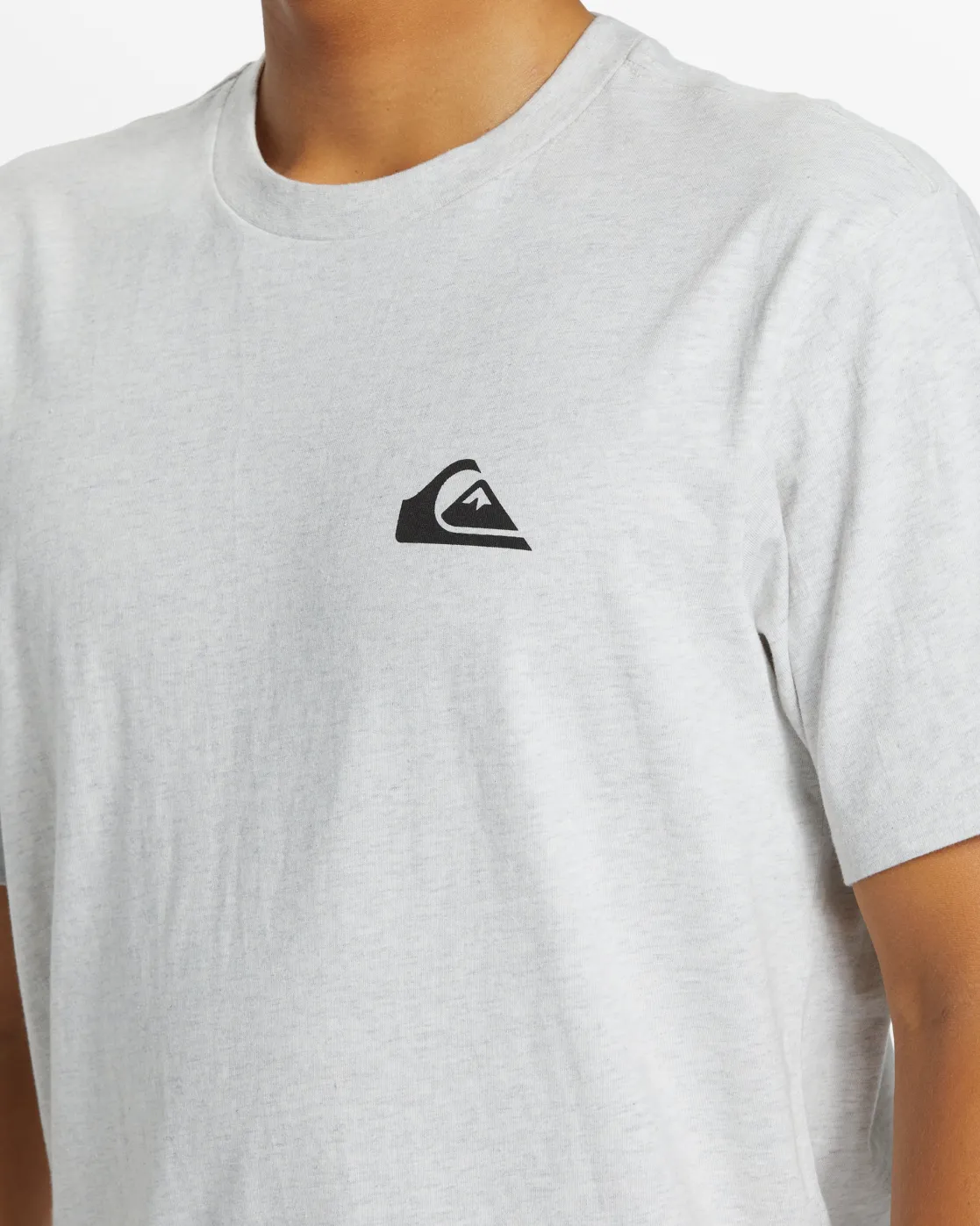 Quiksilver Tees>Comp Logo DNA T-Shirt - SNOWHEATHER