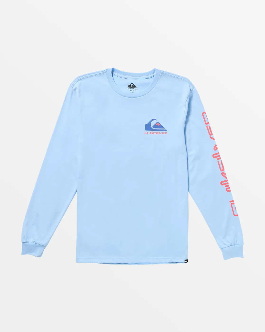 Quiksilver Tees>Comp Logo Long Sleeve T-Shirt BLUEBELL