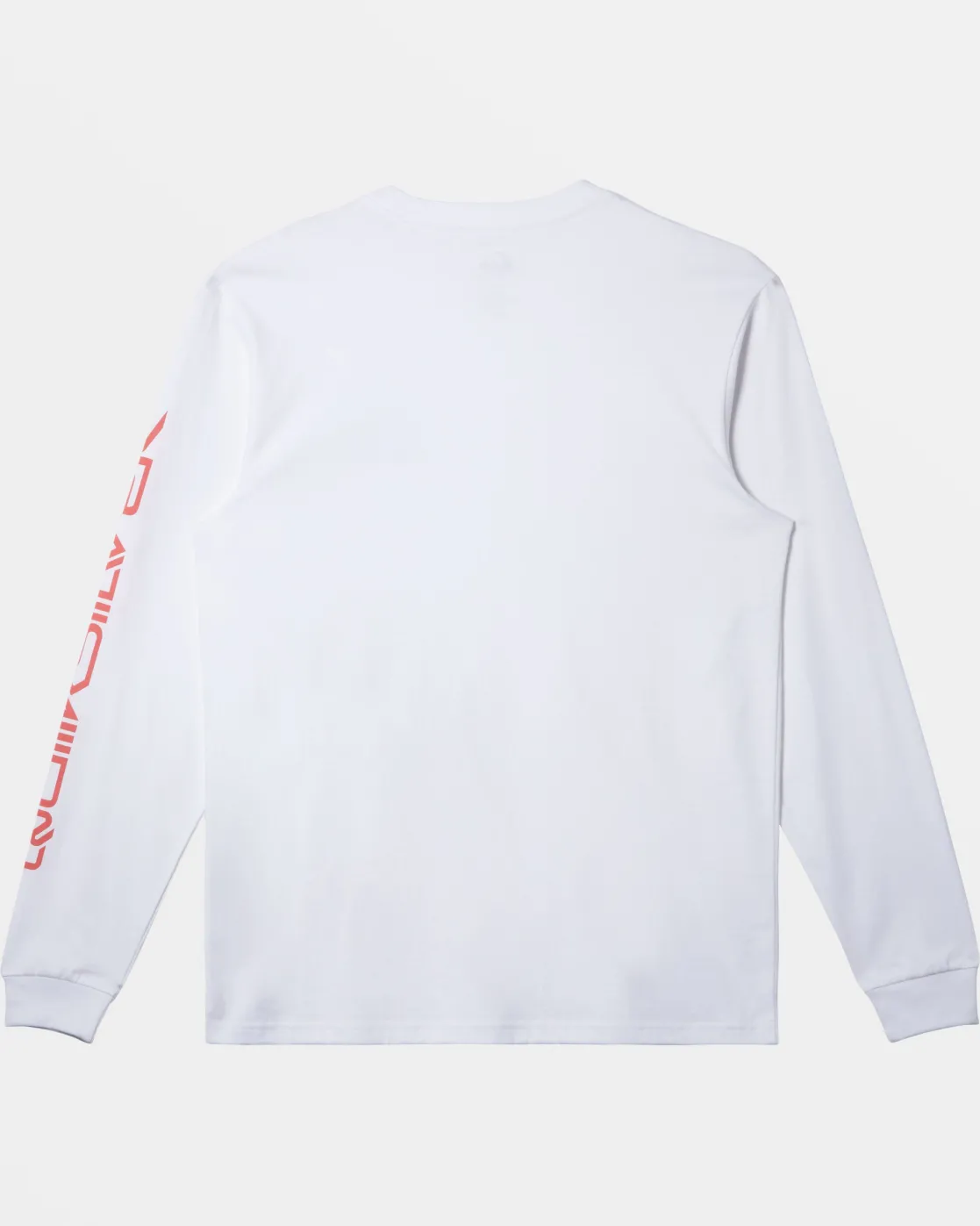 Quiksilver Tees>Comp Logo Long Sleeve T-Shirt WHITE