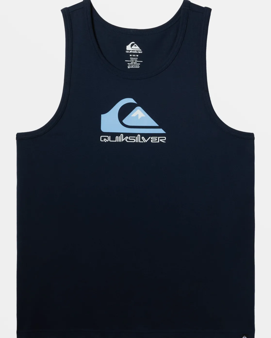 Quiksilver Tees>Comp Logo Tank DARKNAVY