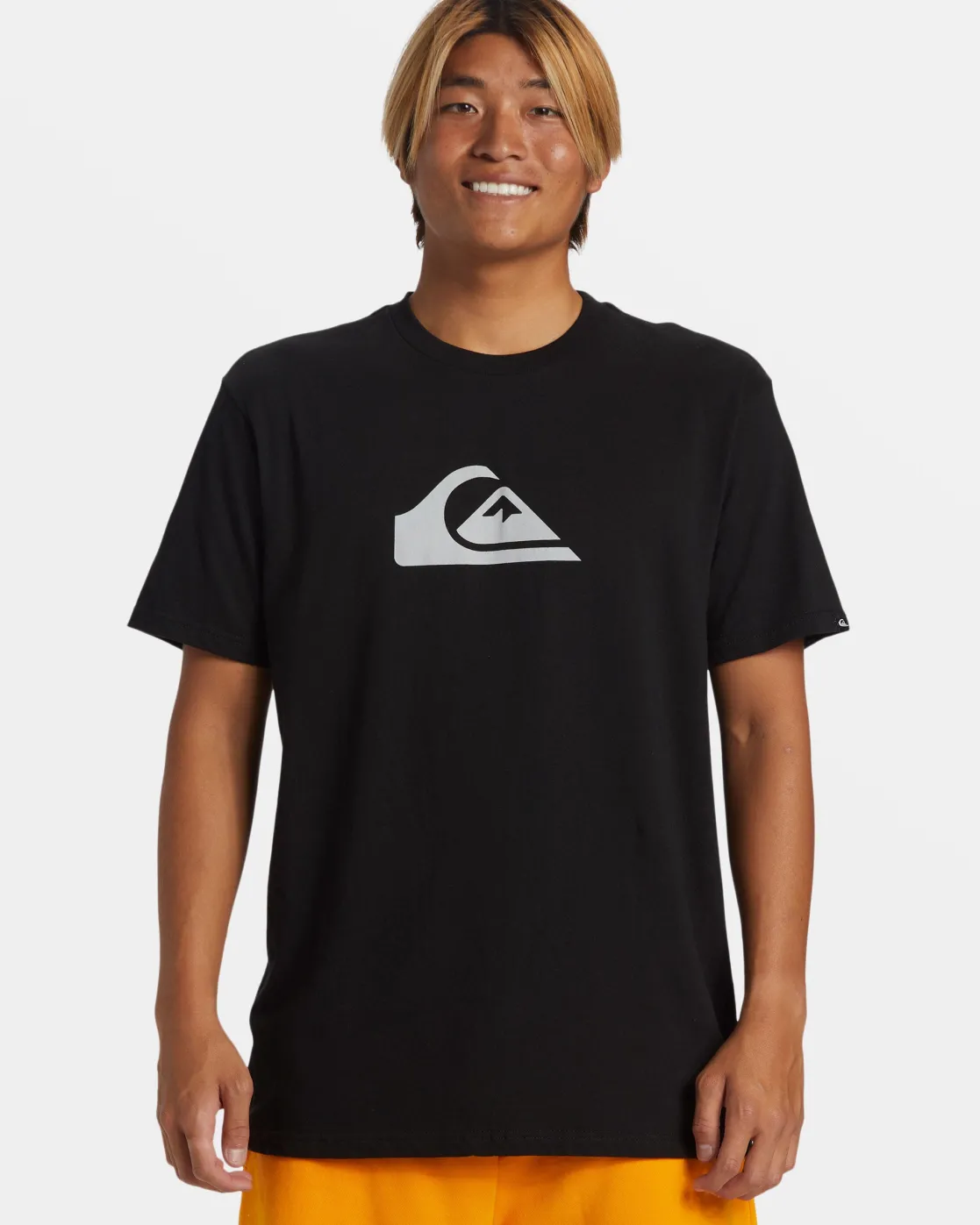 Quiksilver Tees>Comp Logo T-Shirt BLACK