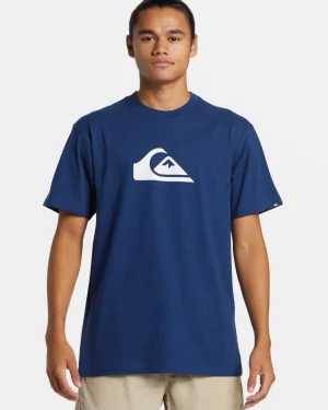 Quiksilver Tees>Comp Logo T-Shirt ESTATEBLUE
